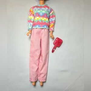 Outfit Clothes for Barbie Pink pants Long Sleeve shirt